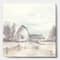 Designart - Farmhouse Barn Grey VIII - Modern Farmhouse Premium Canvas Wall Art